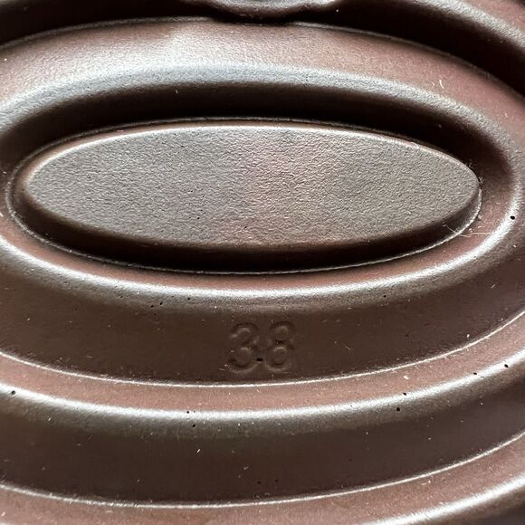 ECCO 2ND Cozmo Morillo Burgundy 2 Band Slide Flat Sandals Women EU 38 US 7-7.5 - Picture 15 of 16